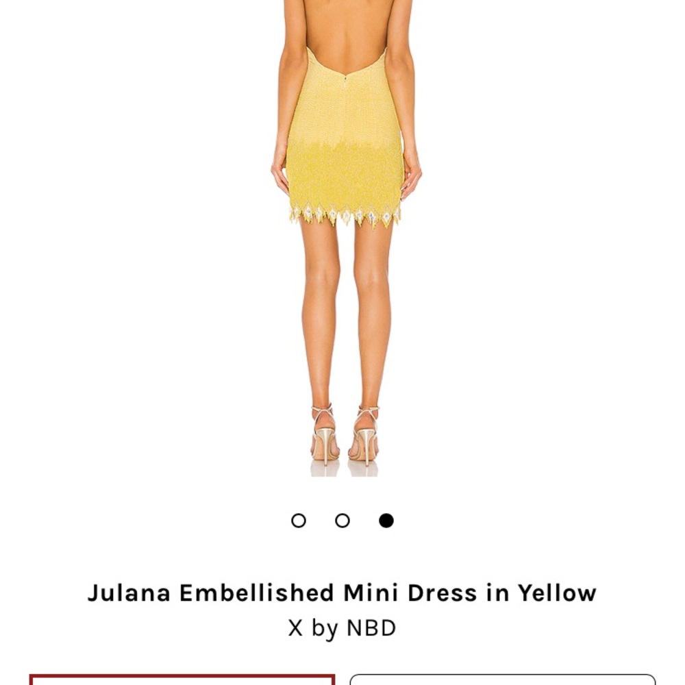 COPY - X by NBD yellow mini dress - Picture 3 of 6